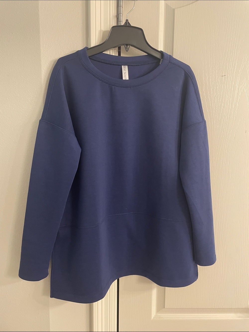 Classic Navy Crewneck Sweater - Women